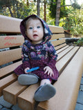 All Sizes Hooded Grow With Me Dress  - PDF Apple Tree Sewing Pattern (bonus extended sizes included)