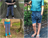 All sizes Bunny Bottoms- Grow with Me Drop Crotch joggers - PDF Apple Tree Sewing Pattern