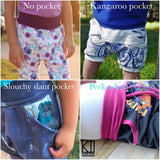All sizes Bunny Bottoms- Grow with Me Drop Crotch joggers - PDF Apple Tree Sewing Pattern (bonus extended sizes included)
