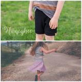 All Sizes Grow with Me Shorty Shorts & Skort - PDF Apple Tree Sewing Pattern