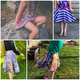 All Sizes Grow with Me Shorty Shorts & Skort - PDF Apple Tree Sewing Pattern