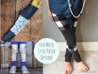 Little Kids Grow Along Pants: Grow with me joggers to leggings- PDF Apple Tree Sewing Pattern