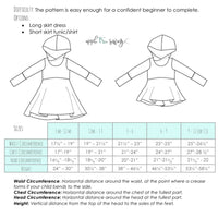 All Sizes Hooded Dress and Color Blocked Hoodie BUNDLE - PDF Apple Tree Sewing Patterns