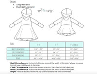 Big Kids Hooded Dress Grow With Me Dress -PDF Apple Tree Sewing Pattern