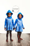 Big Kids Hooded Dress Grow With Me Dress -PDF Apple Tree Sewing Pattern