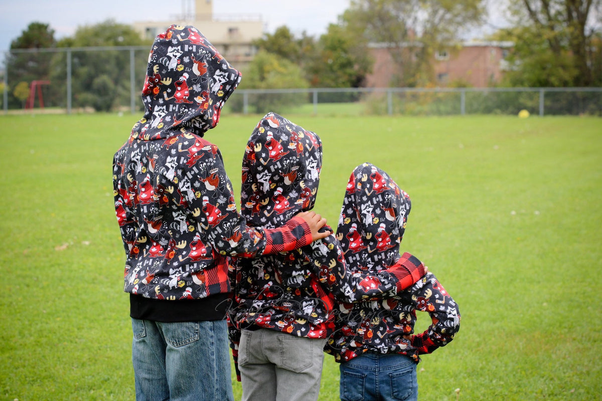 All Sizes Color Blocked Hoodie Grow With Me Hoodie PDF Apple Tree Se