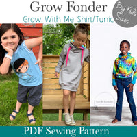 Big Kids Grow Fonder- PDF Apple Tree Sewing Pattern